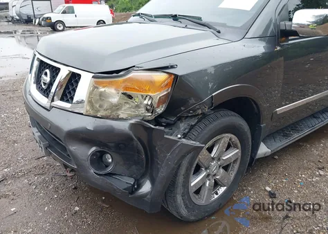 2012 Nissan Armada Platinum из США, поврежденный, VIN 5N1BA0NE2CN617896